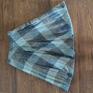 Vintage Beaujolais wool blend skirt